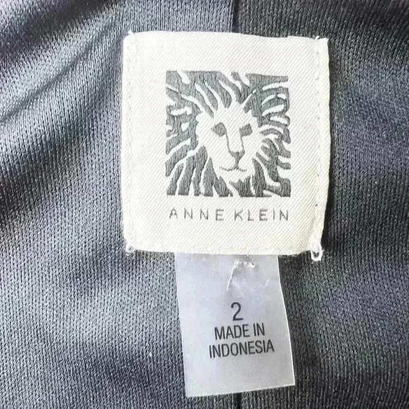 Anne Klein Women’s Black and Gold Sequined Dot Midi-Length Dress Size 2 - Picture 10 of 12